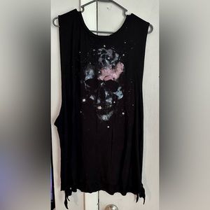 Galaxy Skull Muscle tanktop